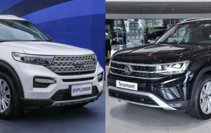 So Sánh Ford Explorer  - Volkswagen Teramont